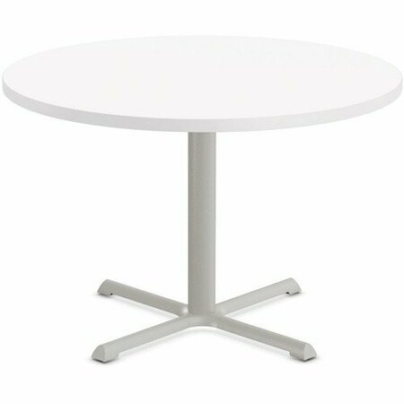 SPECIAL-T Table, Round, 42in Dia x 42in, Gray Base/White Top SCTSTAR242BHGWH